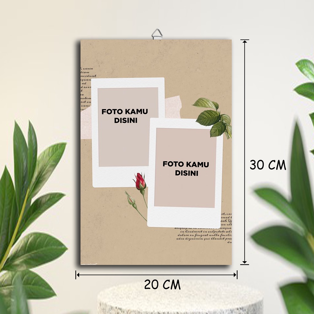 Jual Cetak Foto R Plus Bingkai Aesthetic Kekinian Tema Minimalis Bisa Pakai Foto Kamu