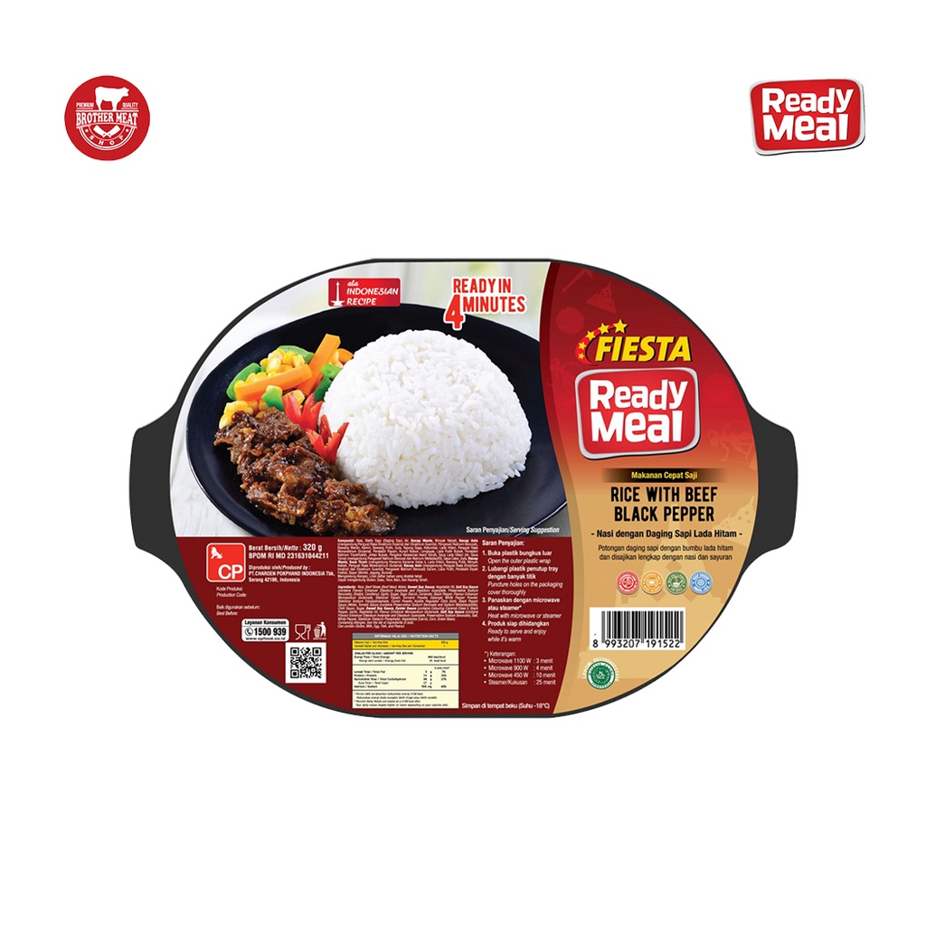 Jual FIESTA Ready Meal Rice with Beef Blackpepper 320gr | Shopee Indonesia