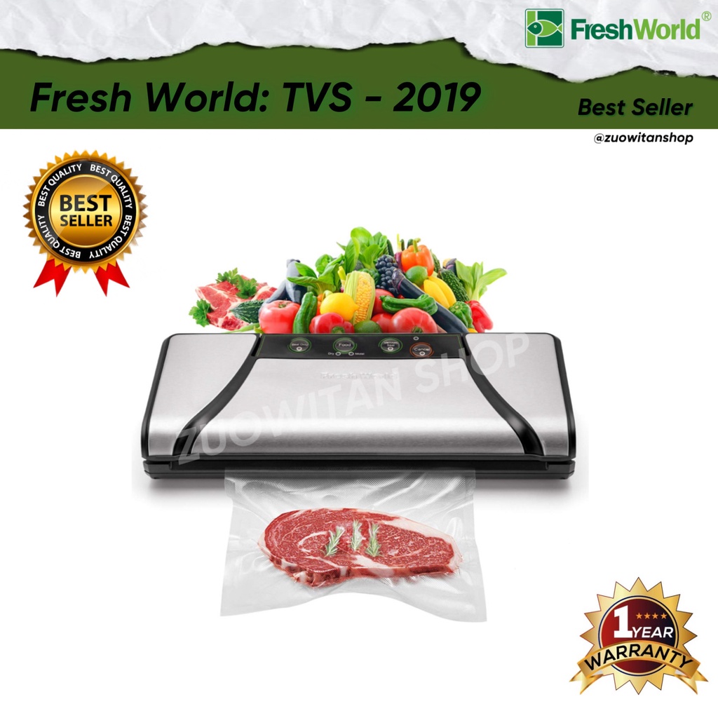 Jual Terbaru 2019!!! Mesin vacuum sealer Freshworld TVS 2019 Fresh ...