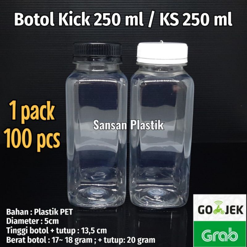 Jual Botol Kick 250ml / Botol Kick 250 ml Murmer / Botol KS 250 ml ...