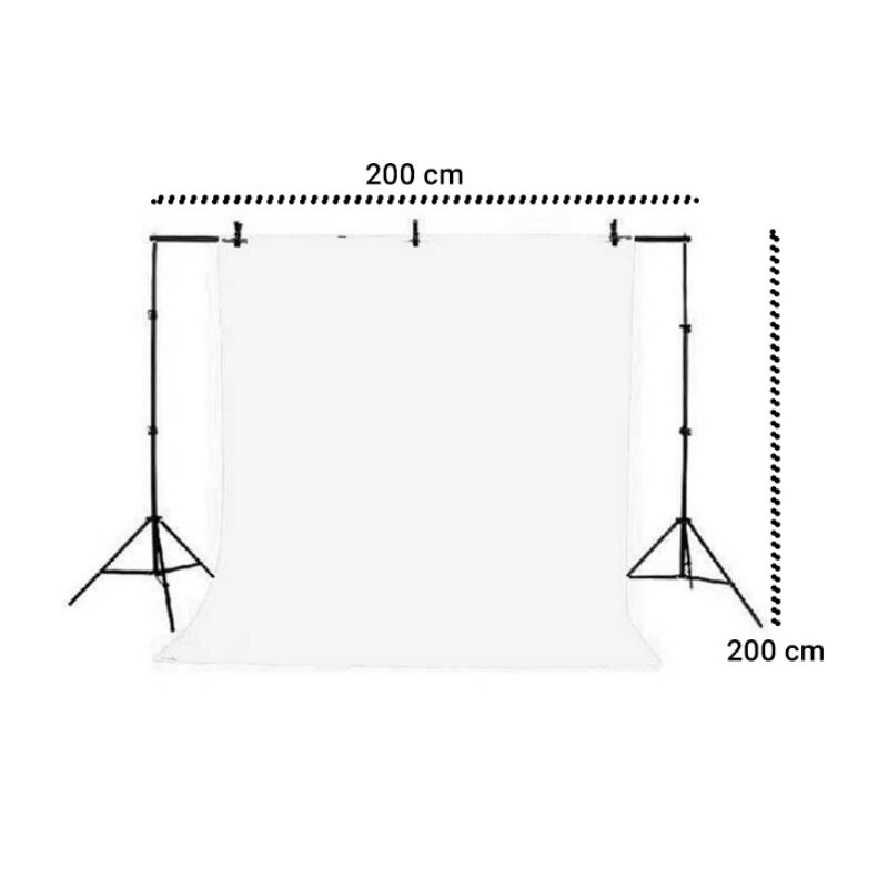 Jual Original Taffstudio Backdrop Stand Background Bracket M Foto Studio Besi Tiang Penyangga