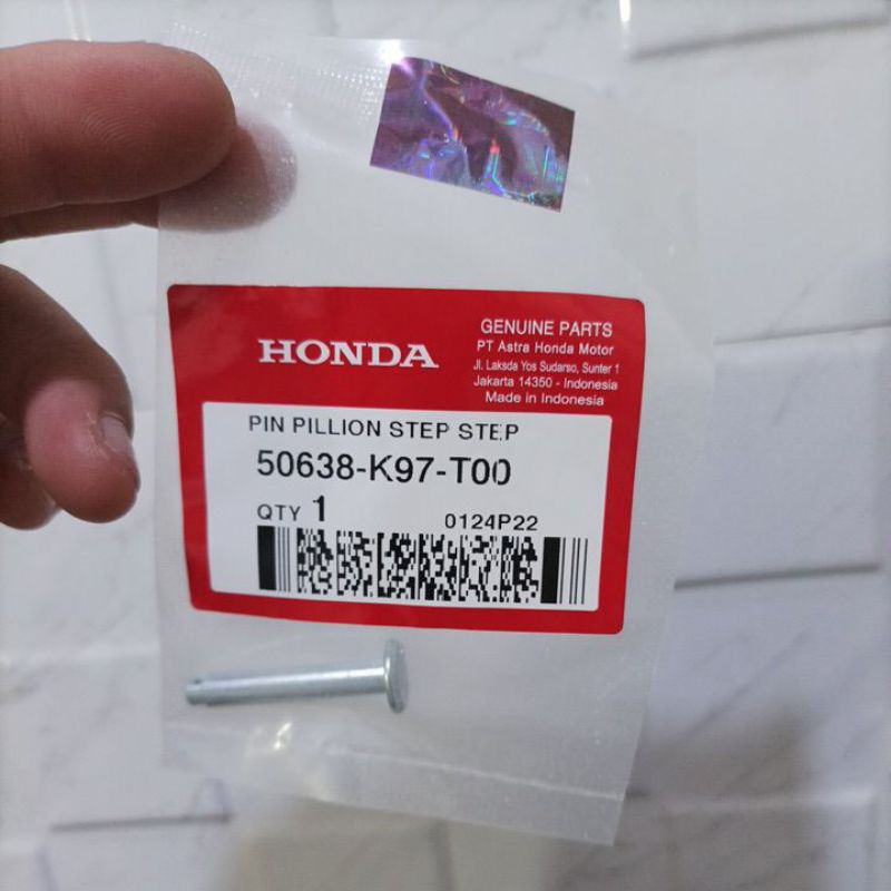 Jual 50638 K97 T00 pin PILLION step pcx adv150 Original satuan | Shopee ...
