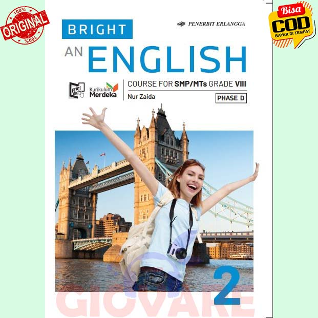 Jual BUKU BRIGHT AN ENGLISH KELAS 8 ERLANGGA KURIKULUM MERDEKA | BAHASA ...