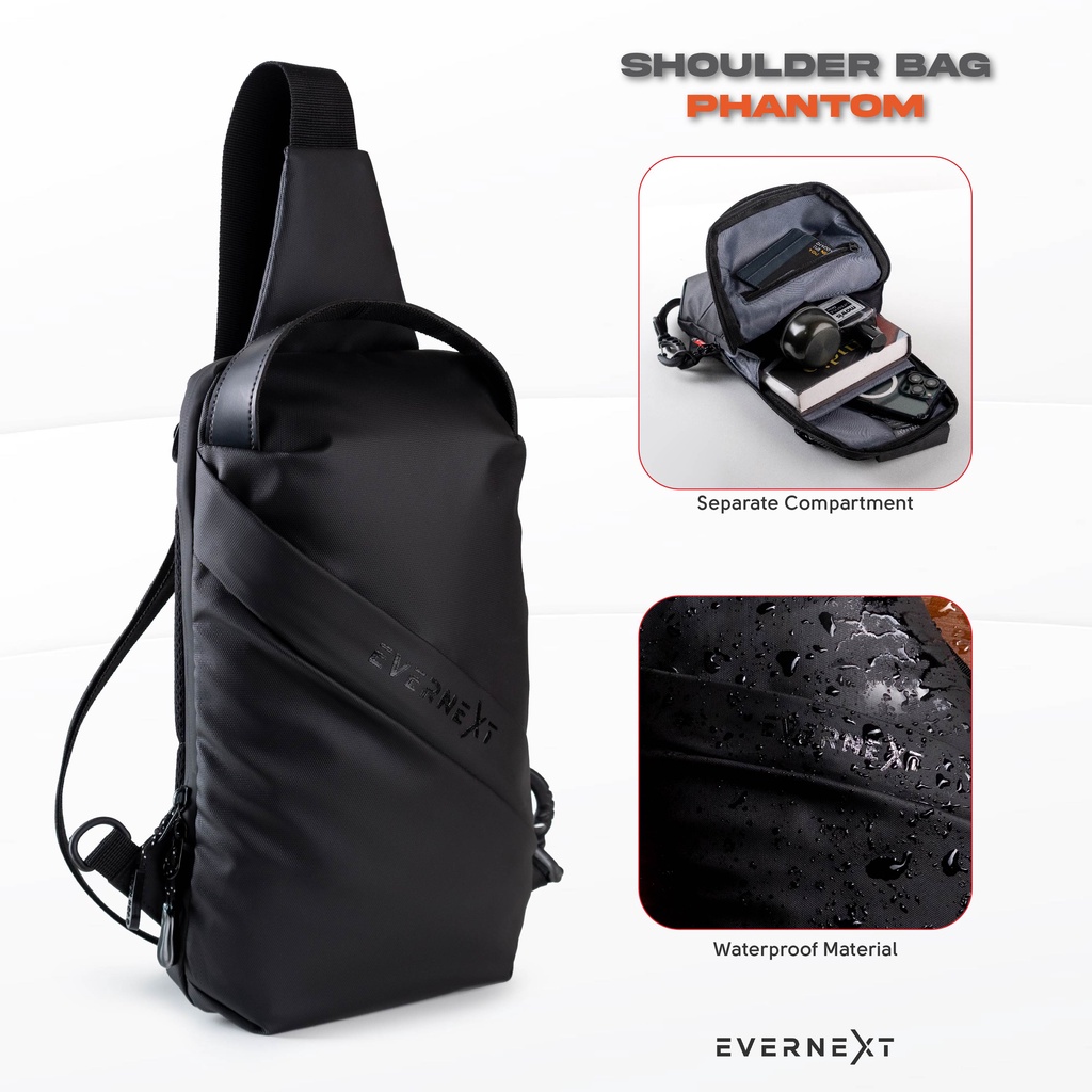 Jual Evernext - Tas Selempang Waterproof Pria Sling Bag Pria Anti Air ...