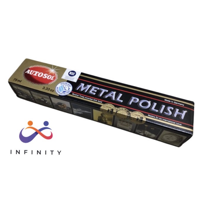 Jual Pol Autosol Metal Polish Pembersih Pengkilap Poles Logam 75Ml 100 ...