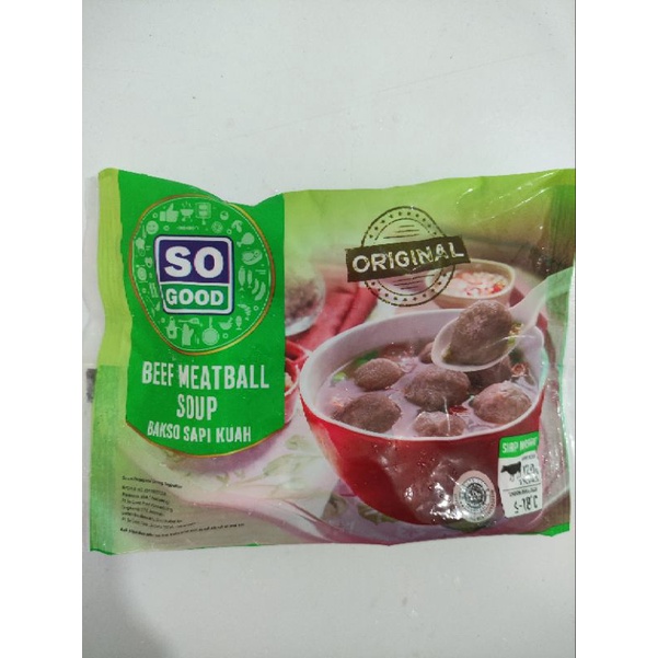 Jual So Good Bakso Sapi Kuah 120 Gr Shopee Indonesia 1653