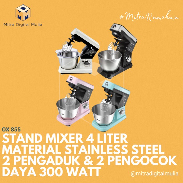 Jual Oxone OX 855 Master Stand Mixer 4 Speed OX855 Mixer Berdiri Jumbo