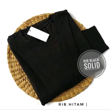 Kaos Rib Premium 2X1 Kaos Lengan Panjang