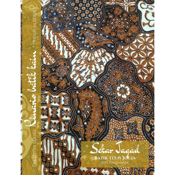 Jual Batik Tulis Kinario Kain Batik Premium Sekar Jagad Gaya Jogja Shopee Indonesia