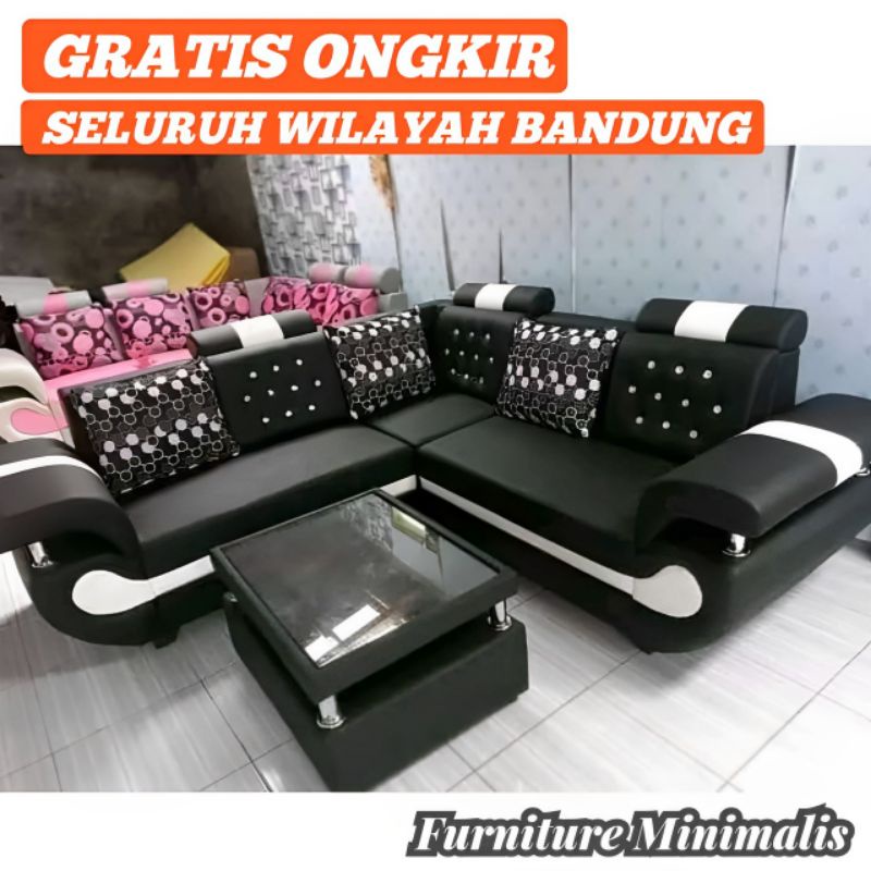 Jual Sofa Minimalis Kursi Tamu Sudut Furniture Minimalis Bandung ...