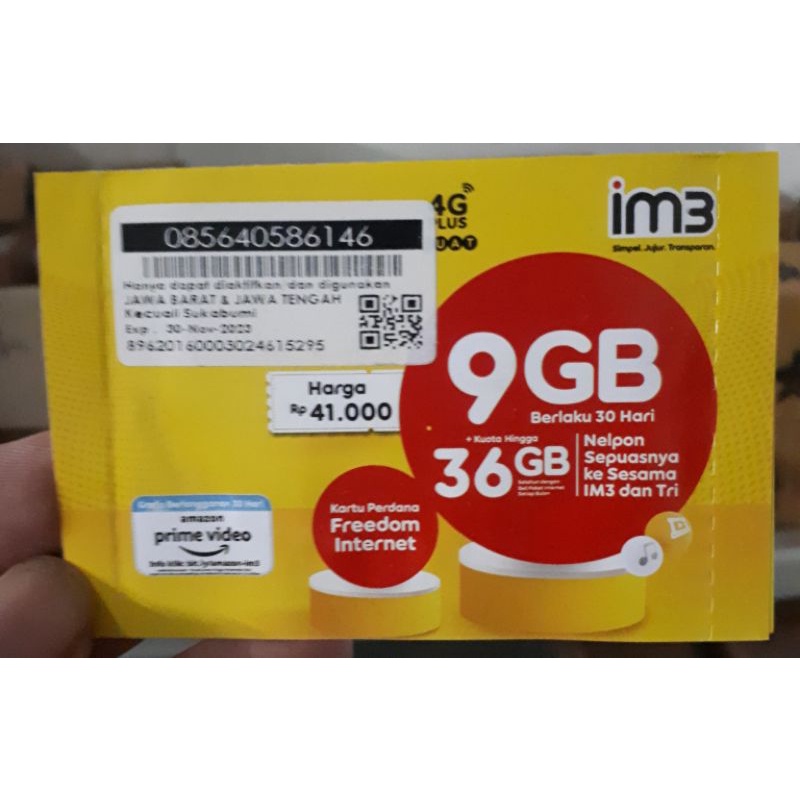 Jual Kartu Perdana Indosat 9 Gb Exp 30 Nov 2023 | Shopee Indonesia