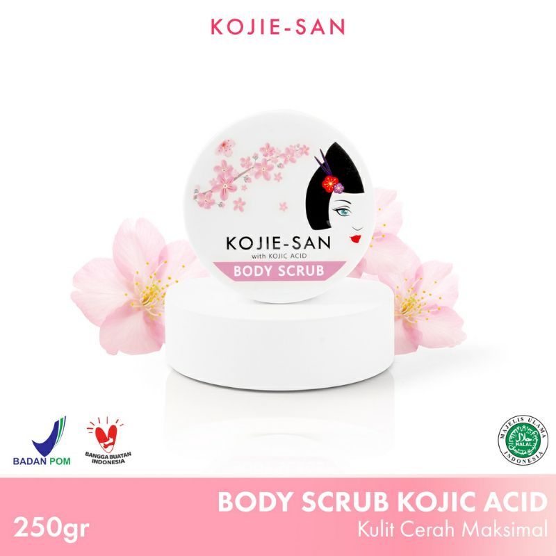 Jual BODY SCRUB KOJIC ACID WITH SAKURA EKSTRAK / KOJIC ACID GLOWING