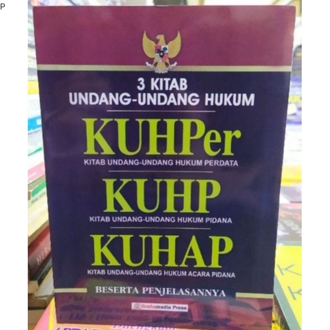 Jual Kitab Undang-Undang hukum kuhper kuhp kuhap beserta penjelasannya ...