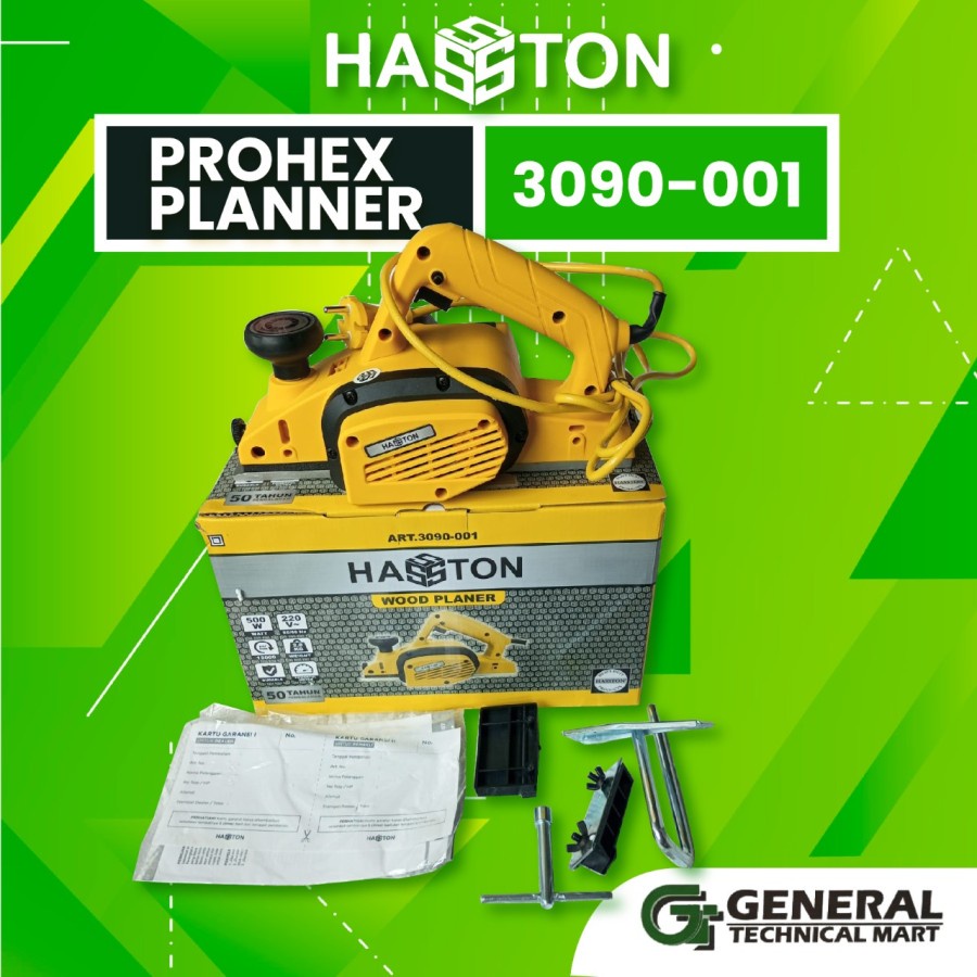 Jual Hasston Prohex Mesin Planer Serut Sugu Pasah Ketam Kayu Heavy Shopee Indonesia