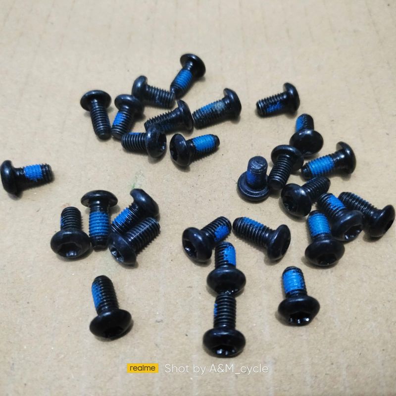 Jual Baut rotor discbrake sixbolt shimano baut piringan cakram sepeda ...
