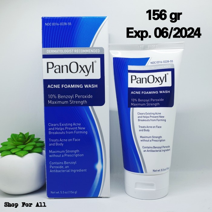 Jual PANOXYL ACNE FOAMING WASH 10% BENZOYL PEROXIDE MAXIMUM STRENGTH ...