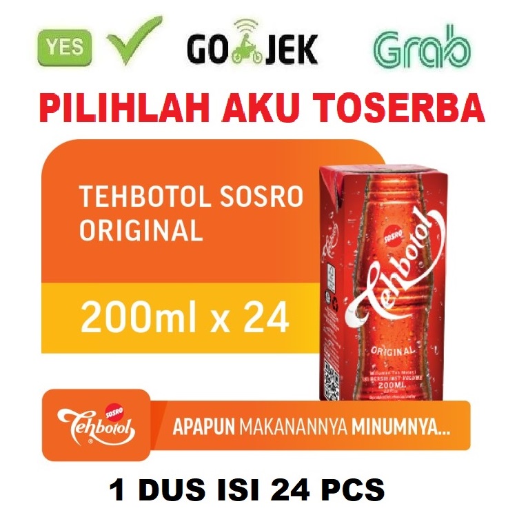 Jual Teh Botol Sosro Kotak Original 200 Ml Harga 1 Dus Isi 24 Pcs Shopee Indonesia