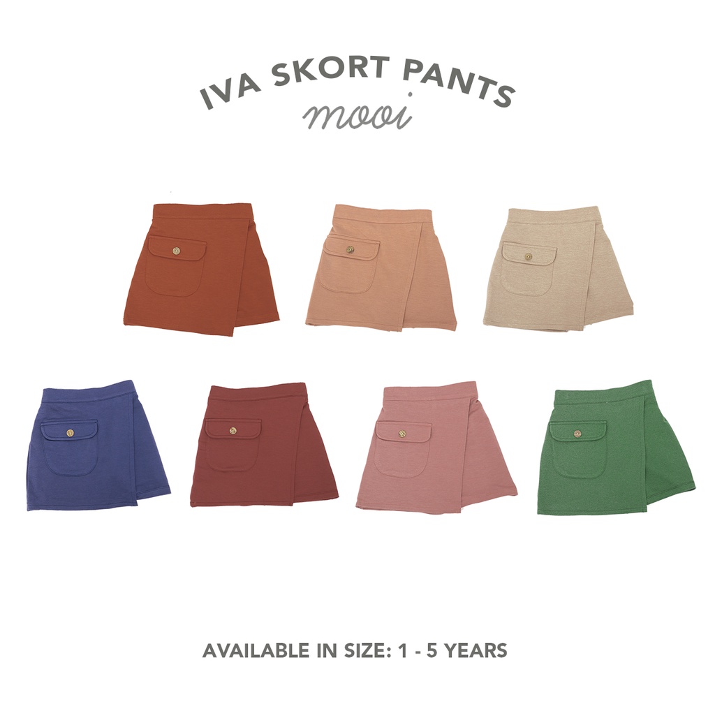 Jual Mooi Rok Anak Perempuan Iva Skort Pants | Shopee Indonesia
