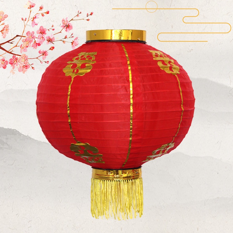 Jual Lampion Imlek Gantung Lampion Kain Sutra dan Bludru Besar Premium