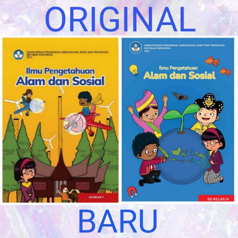 Jual BUKU Ilmu Pengetahuan Alam Dan Sosial Kelas 4 IV Dan 5 V SD MI ...