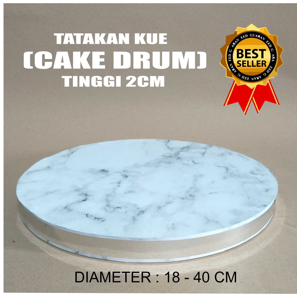 Jual Alas Tatakan Kue Premium Motif Cake Drum Bulat Tinggi Cm Tersedia Diameter Cm