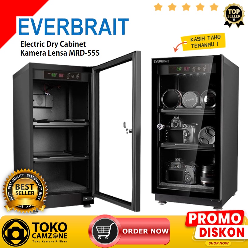 Jual Dry Cabinet Everbrait Electronic Dry Cabinet MRD 55S Dry Box ...