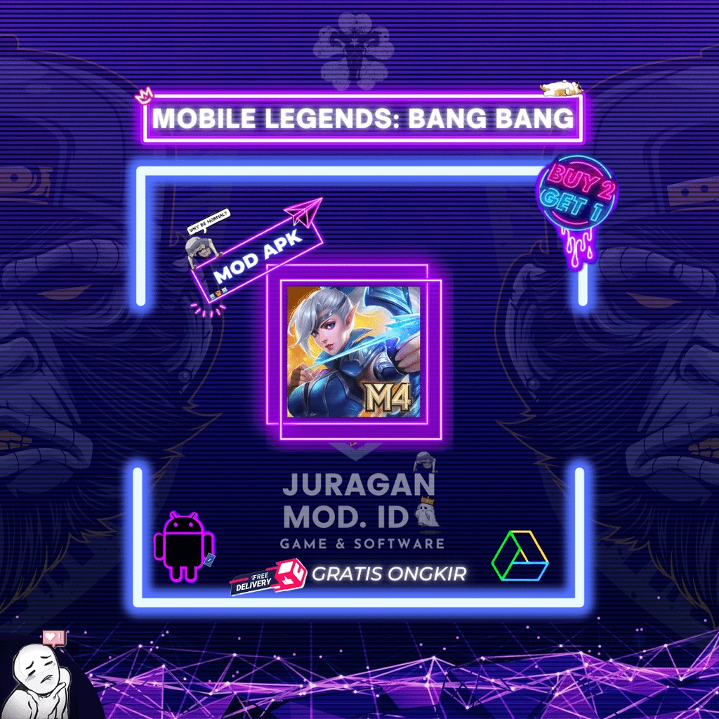 Jual Mobile Legends Bang Bang Mod Skin Drone View Android App Games