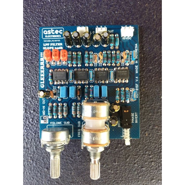 Jual Kit LPF Subwoofer Crossover 2 Way Biru Shopee Indonesia