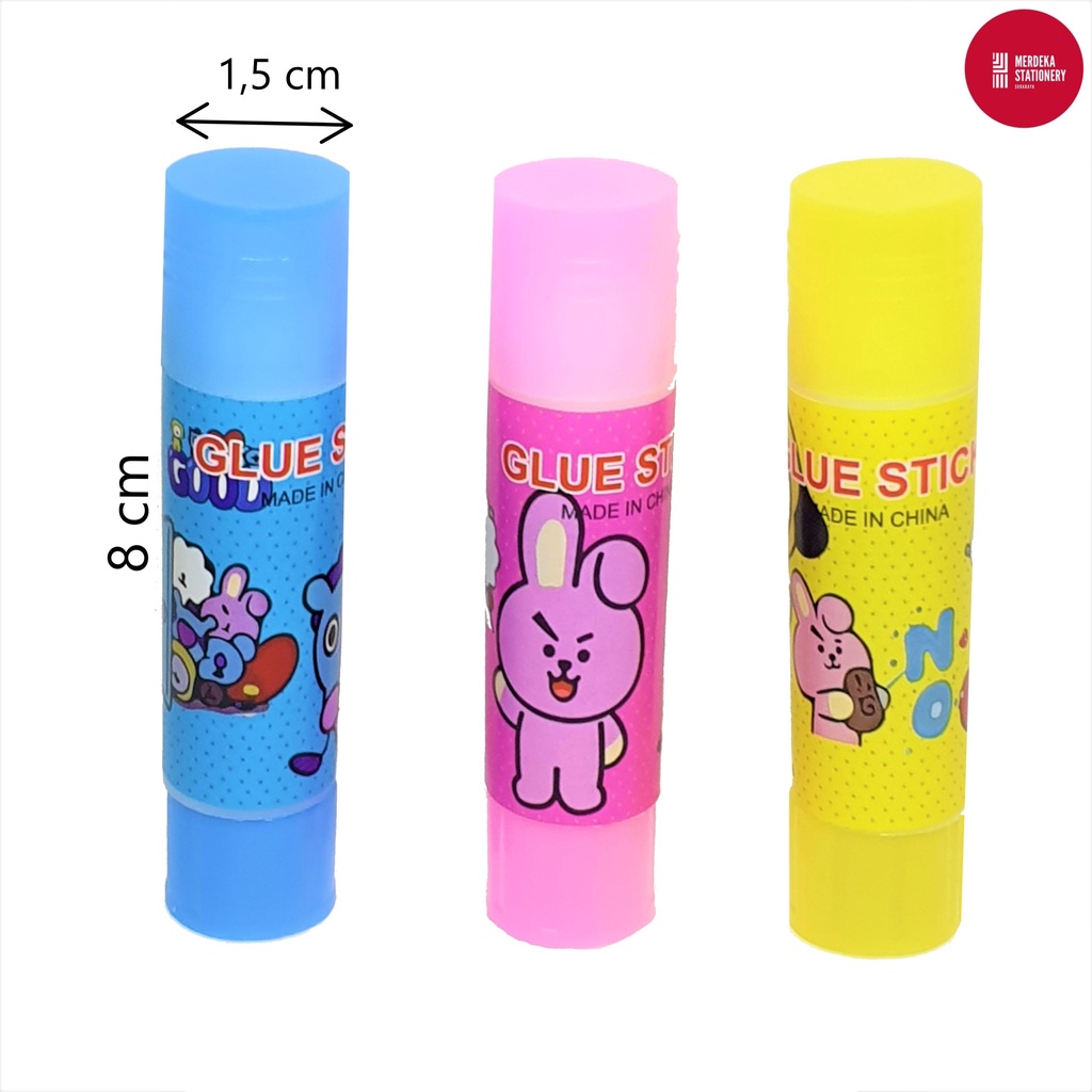 Jual Lem/Lim/Perekat/Glue Stick/Stik Putar Kertas Fancy/Lucu 8 gram ...