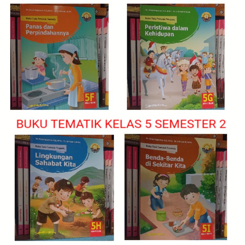 Jual BUKU TEKS TEMATIK SD/MI KELAS 5 SEMESTER 2 KURIKULUM 2013 | Shopee ...