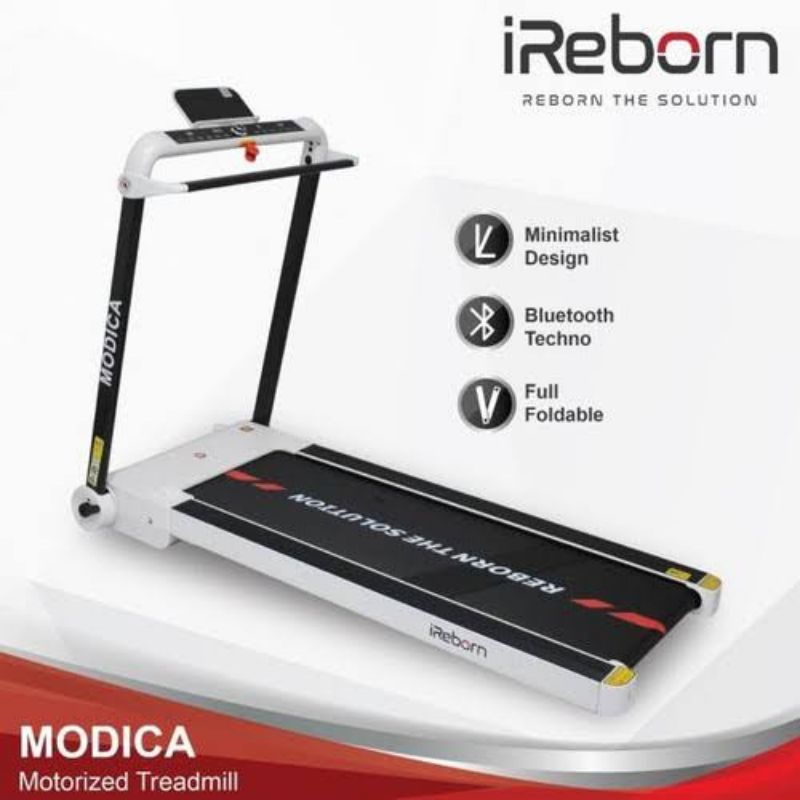 Jual Alat Fitnes Treadmill Elektrik Modena Ireborn Shopee Indonesia