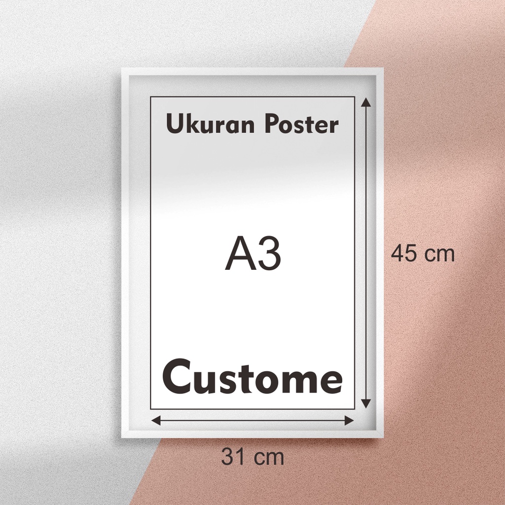 Jual Poster Anime A3 Custome Shopee Indonesia