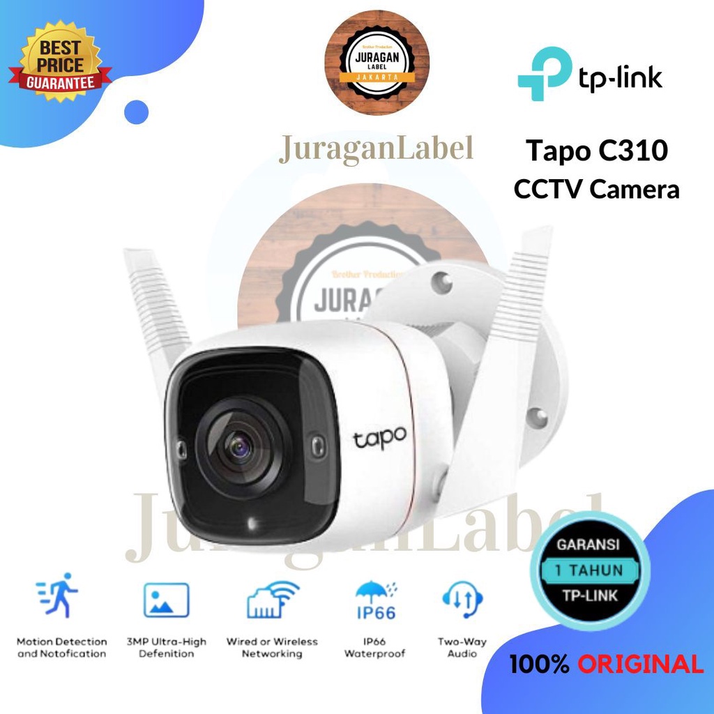 Jual TP-LINK Tapo C310 Outdoor Security Wi-Fi Camera CCTV | Shopee ...