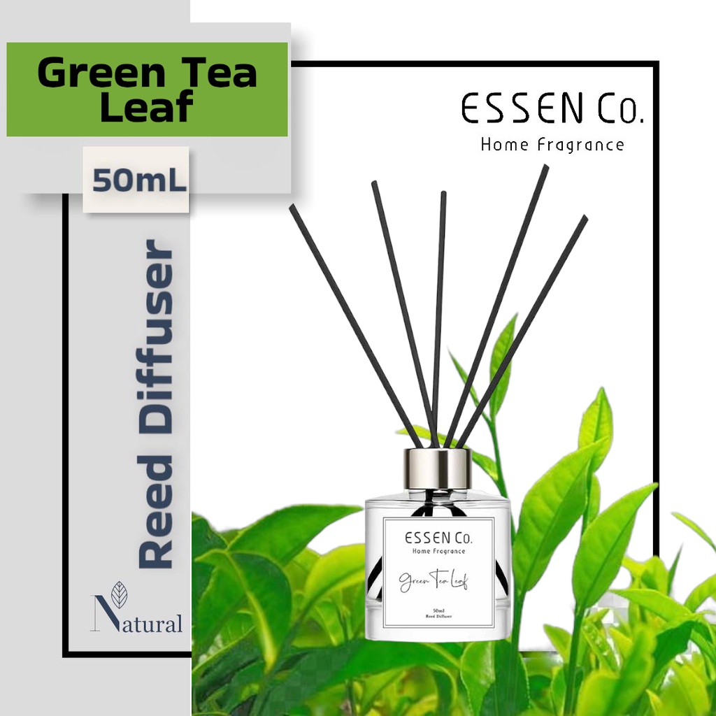 Jual Essen Co Reed Diffuser Aromatherapy Green Tea Leaf Pengharum ...