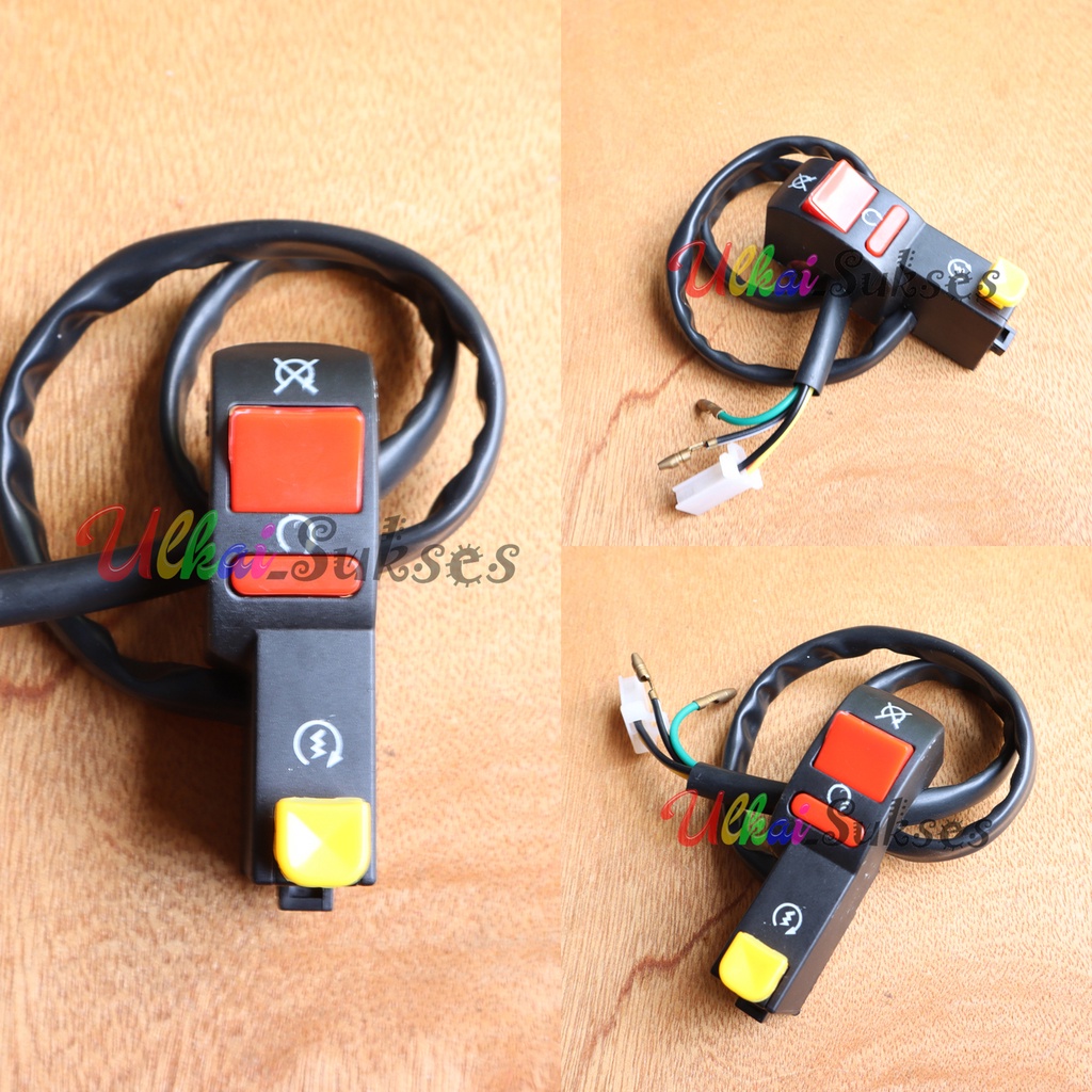 Jual Saklar Starter On Off Dan Switch On Off Lampu Plus Kabel Tombol ...