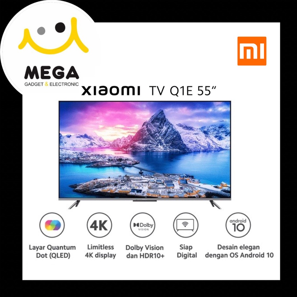 Jual Xiaomi Mi Tv Q1E 55 Inch QLED 4K UHD Garansi Resmi Xiaomi ...