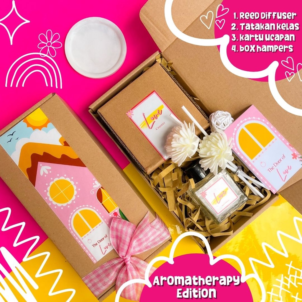 Jual HAMPERS AROMATERAPI SET COASTER | HAMPERS REED DIFFUSER ...