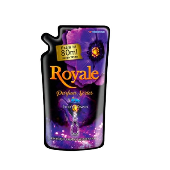 Jual Royale Pelembut Dan Pewangi Pakaian Purple Dawn Pouch 720ml