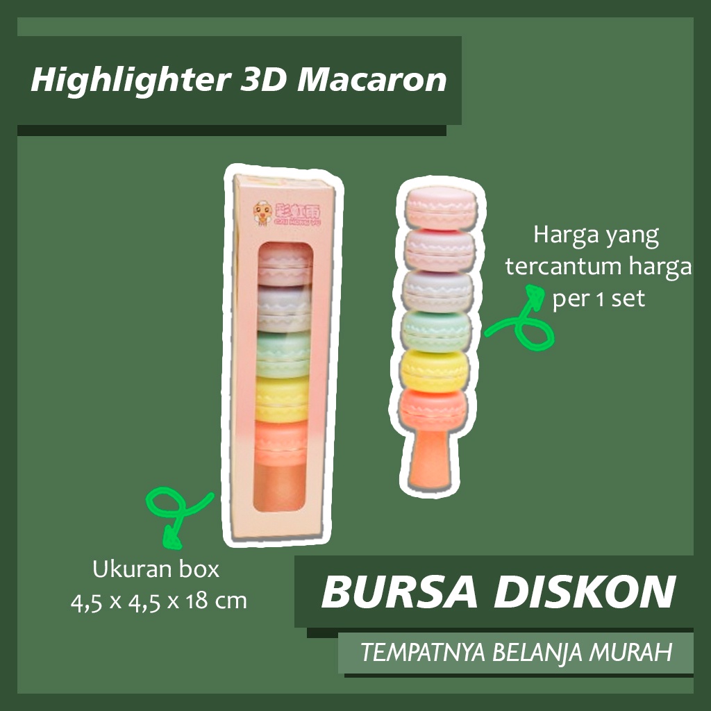 jual-highlighter-3d-macaron-stabilo-textliner-spidol-pastel-1-set