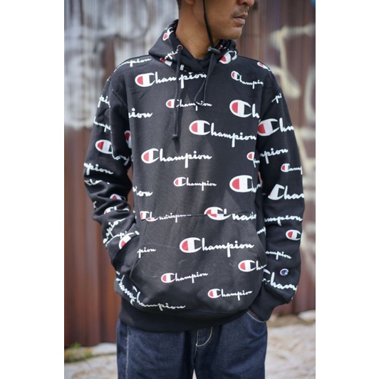 HOODIE CHAMPION REVERSE WEAVE ALL OVER PRINT ORIGINAL