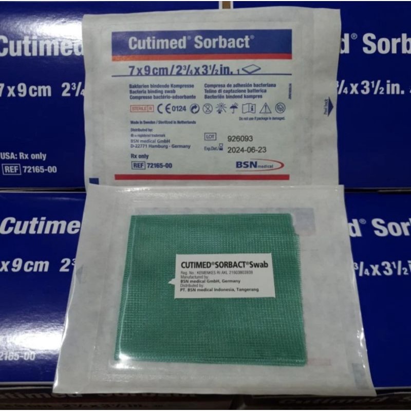 Cutimed Sorbact Saugkompressen 7 X 9 cm 6 Kompressen kaufen | Versandapotheke