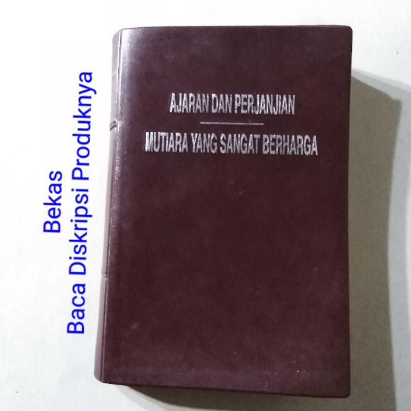 Jual Buku Rohani Kristen Ajaran Dan Perjanjian Mutiara Yang Sangat Berharga Shopee Indonesia