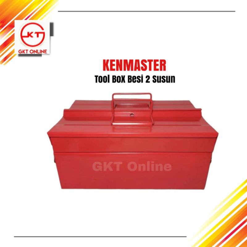 Jual Tool Box Besi 2 Susun Kenmaster / Tempat Penyimpan Alat Perkakas ...