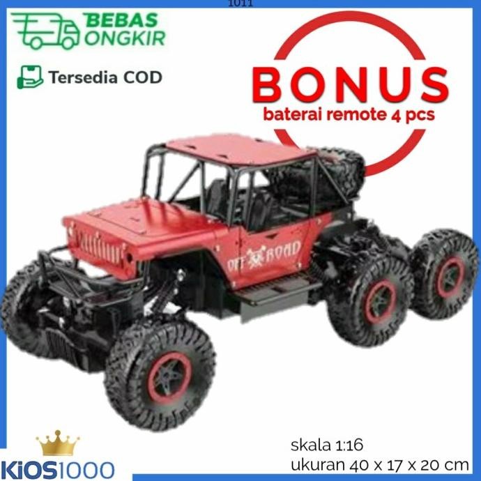 Jual MOBIL REMOT RC ROCK CRAWLER OFFROAD JEEP HOBI REMOTE CONTROL ...