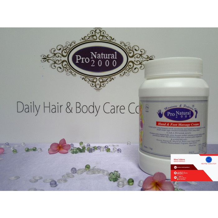 Jual Hand And Foot Massage Cream 1 Kg Pro Natural 2000 Shopee Indonesia