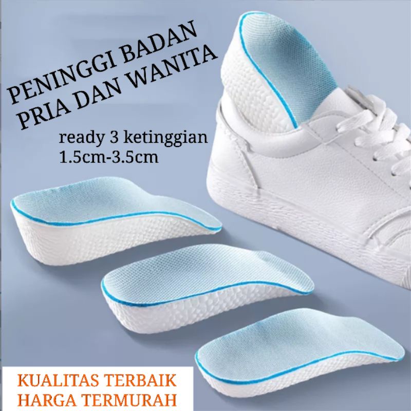 Jual INSOLE PENINGGI BADAN SOL PENAMBAH TINGGI PRIA DAN WANITA ALAS ...
