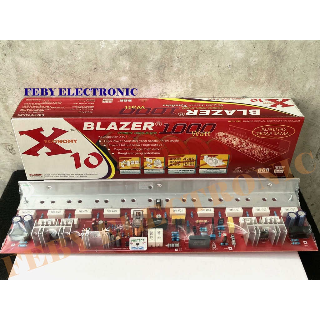 Jual DRIVER BLAZER X10 100W TANPA TR FINAL POWER MONO X 10 1000 W WATT