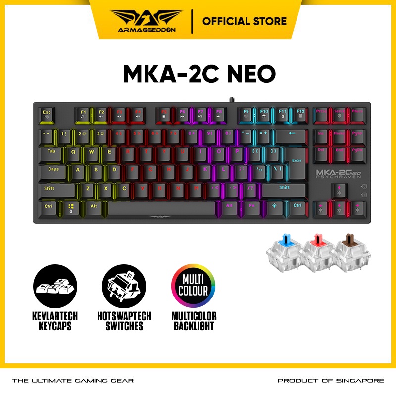 Jual Armaggeddon Keyboard Mechanical Gaming MKA-2C NEO Psychraven ...