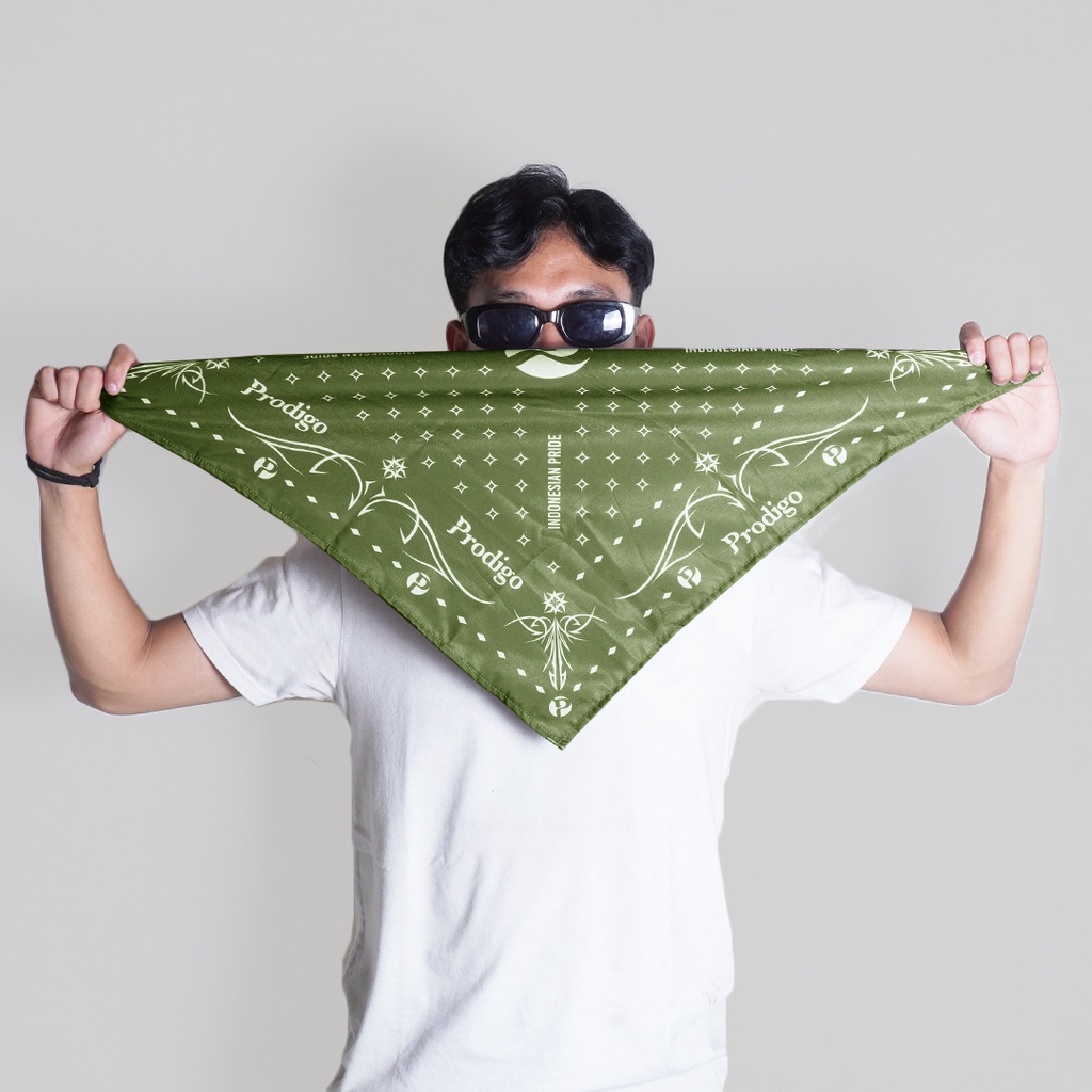 Jual Prodigo Slayer Bandana Ulos Motif 2 Paisley Scarf Syal Ikat