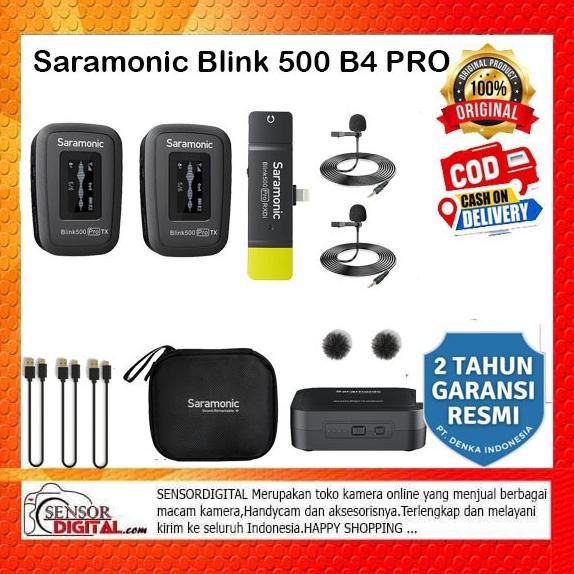 Jual Saramonic Blink 500 B4 Pro Wireless Microphone System Mic Kamera